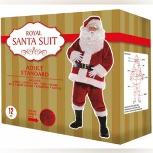 Adult Royal Santa Suit, 12pc